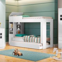 Beliche Ditália Cama Auxiliar com kit luz CM-15 COR:branco