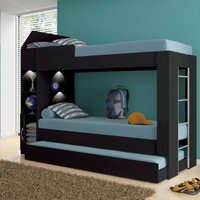 Beliche Ditália Cama Auxiliar com kit luz CM-15 COR:preto 620398