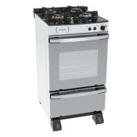 Fogao a Gas 4 Bocas Venax Palladio Vitreo Branco 127V