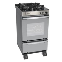 Fogao a Gas 4 Bocas Venax Palladio Vitreo Inox 127V