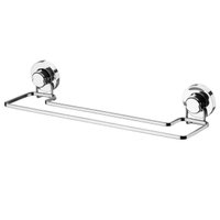 Porta Toalha para Banheiro com Ventosa Toalheiro Faciliti Cromado Rosto e Banho - 614156