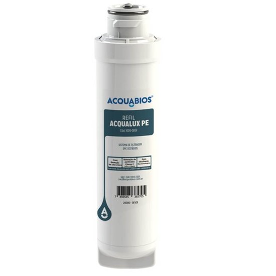Refil Filtro Vela Purificador Electrolux PE10B e PE10X Acqualux PE Compatível - 614253