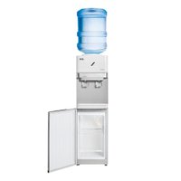 Bebedouro de Coluna para Garrafão com Armário EOS Mineralle Compressor Branco