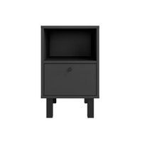 Mesa Lateral em MDP com 1 Porta Basculante e 1 Prateleira BRV Móveis
