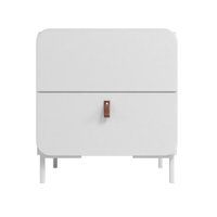 Mesa Lateral em MDP com 2 Gavetas e 1 Prateleira BRV Móveis