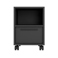 Mesa de Cabeceira em MDP com 1 Porta Basculante e 1 Prateleira BRV Móveis