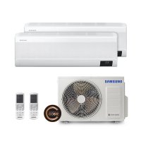 Ar Condicionado Multi Bi Split Inverter Windfree Samsung 1x9000 + 1x18000 Q/F 220V Monofásico AJ050AXJ2KH/AZ