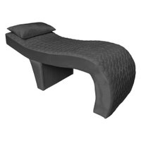Maca Estética Ergonômica Matelassê 0,80m Isabella Veludo Grafite - Pallazio