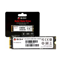 SSD 120GB S3+, M.2 2280, SATA III 6Gb/s, Leitura 550 MB/s, Gravação 500 MB/s - S3SSDA120