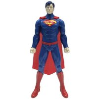 Boneco do Superman Liga da Justiça Articulado Com Som  Candide 9618 3+
