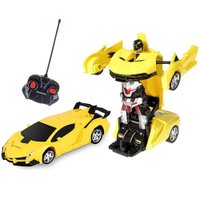 Brinquedo Robô-Car Titanium Art Brink Amarelo 4+