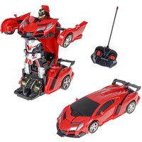 Brinquedo Robô-Car Titanium Art Brink Vermelho 4+