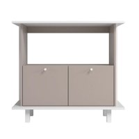 Rack em MDP com 2 Portas 1 Prateleira e 1 Nicho para Tvs de até 40 Polegadas BRV Móveis - 621365