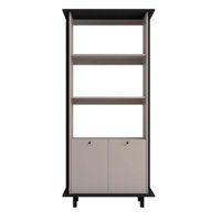 Estante em MDP com 2 Portas e 3 Prateleiras BRV Móveis - 621374