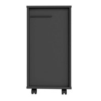 Balcão em MDP com 1 Porta 1 Prateleira e 4 Pés com Rodízios BRV Móveis - 621384
