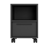 Mesa Lateral em MDP com 1 Porta Basculante e 1 Prateleira BRV Móveis - 621397