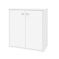 Armário em MDP com 2 Portas e 1 Prateleira BRV Móveis Branco