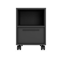 Mesa Lateral em MDP com 1 Porta Basculante e 1 Prateleira BRV Móveis - 621452