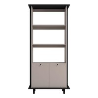 Estante em MDP com 2 Portas e 3 Prateleiras BRV Móveis - 621474