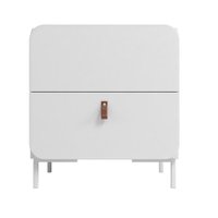 Mesa de Cabeceira em MDP com 2 Gavetas e 1 Prateleira BRV Móveis - 621482