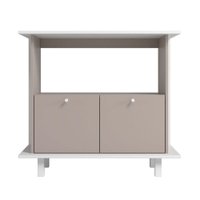 Cômoda em MDP com 2 Portas 1 Prateleira e 1 Nicho BRV Móveis - 621484