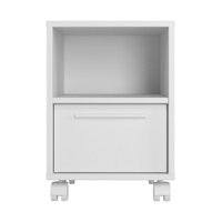 Mesa Lateral em MDP com 1 Porta Basculante e 1 Prateleira BRV Móveis - 621491