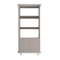 Estante em MDP com 2 Portas e 3 Prateleiras BRV Móveis - 621505