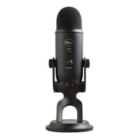 Microfone Condensador Blue Yeti Blackout Usb Preto