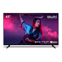 Smart TV Multilaser 43 HD DLED USB HDMI Multi Android - TL046M