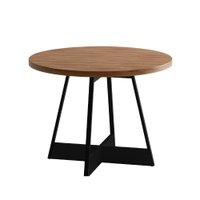 Mesa de Jantar Redonda 1 m Átria 1594 Carraro Nogal/Preto