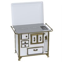 Fogao a Lenha Venax GII n 2 Renaissance Branco Cald SD