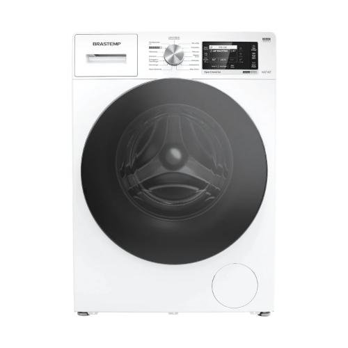 Lavadora de Roupa Lava e Seca 10 Kg Frontal Branco Com Smart Sensor e Triplo Vapor Brastemp - 220v - Bnc10abbna