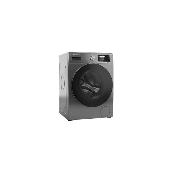 Lava e Seca Brastemp 10kg6kg titanium com Smart Sensor e Triplo Vapor - BNC10AS - 220V