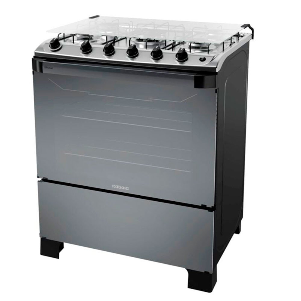 Fogão 5 Bocas Itatiaia New Dream Prata - Bivolt - 3700000324 Fogão 5 Bocas Itatiaia New Dream Prata - Bivolt - 3700000324