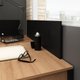 Painel Divisor de Mesa 110cm Multimóveis CR25265 Preto