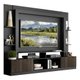Estante Rack com Painel e Suporte TV 65" Moscou Multimóveis Preto/Tenerife