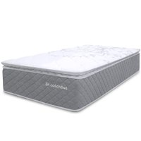 Colchão Solteiro Molas Ensacadas com Pillow Top Extra Conforto 88x188x38cm BF Colchões