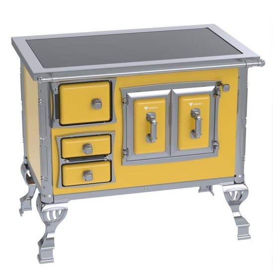 Fogao a Lenha GII N 1 Sec Xviii Premium Amarelo