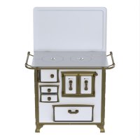 Fogao a Lenha N 1 Renaissance Chapa de Aluminio Branco