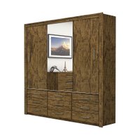 Guarda Roupa Anjos Plus 3 Portas 9 Gavetas Carioca Móveis - Demolição