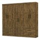 Guarda Roupa Casal Lu 6 Portas 4 Gavetas Carioca Móveis - 626404