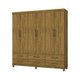 Guarda Roupa D22 6 Portas 6 Gavetas Com Pés Carioca Móveis - 626425
