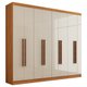 Guarda-Roupa Casal Ele e Ela 8 Portas 8 Prateleiras