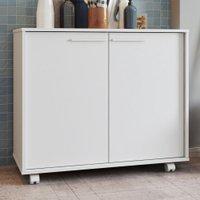 Armário Multiuso 2 Portas com Rodízios BS 62
