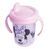 Caneca Infantil com Bico e Alça Minnie Mouse 330ml