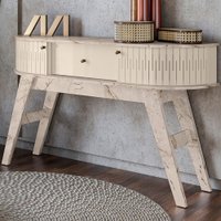 Aparador Estoril 2 Portas 1 Gaveta - 625553 Calacata/Off White