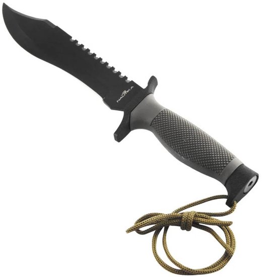 Faca de Sobrevivência 7' Scorpion Nautika Aço Inox Tática Acampamento Camping Pesca Caça
