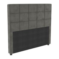 Cabeceira Estofada Casal 140cm Multimóveis CR35160 Berinjela