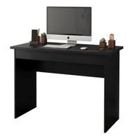 Escrivaninha Siena Mesa de Computador Estudo Home Office 1 Gaveta com Divisória - Preto - RPM Móveis