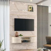 Rack com Painel para Tv até 65 Polegadas Monte Carlo 2 Portas